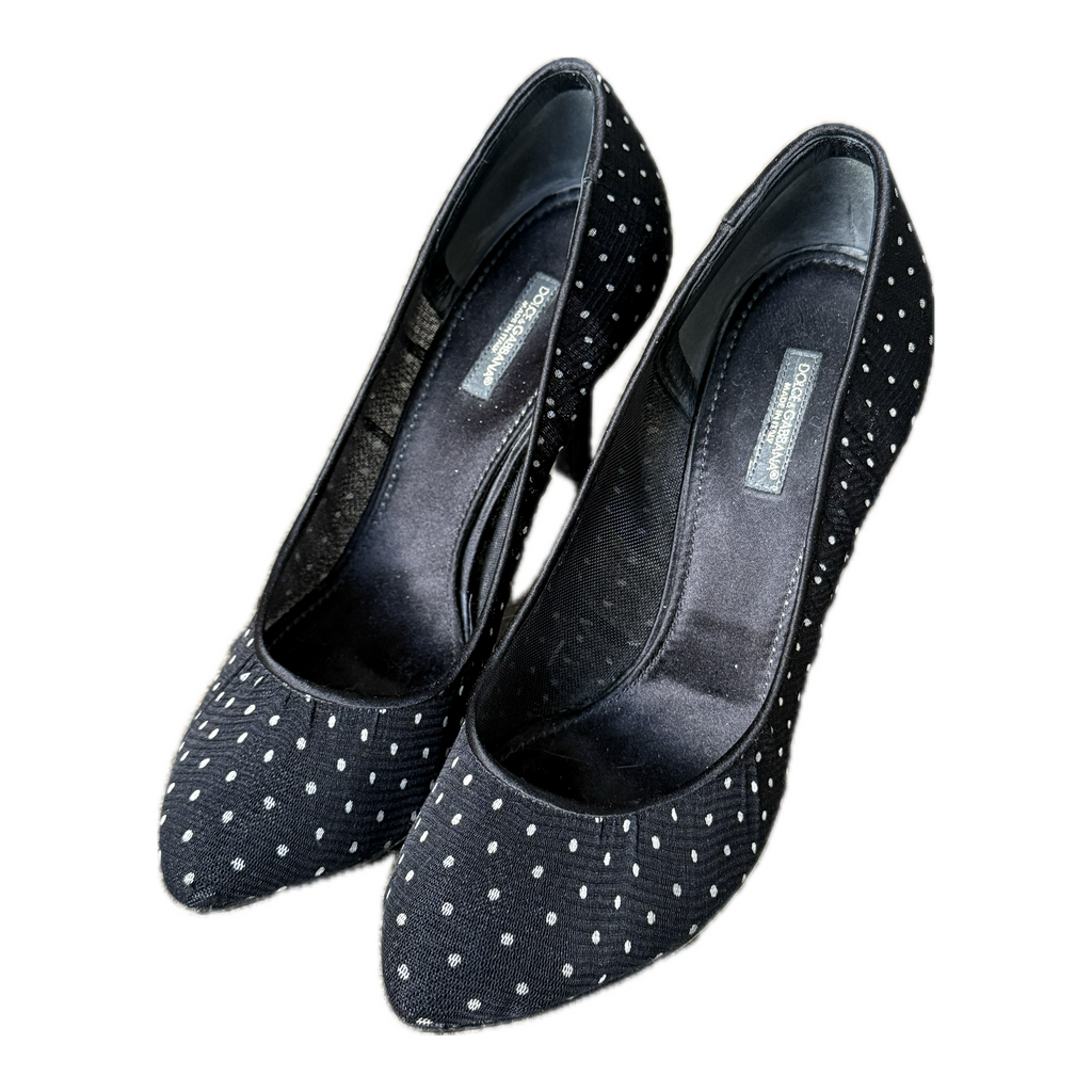Dolce & Gabbana polka dot heels