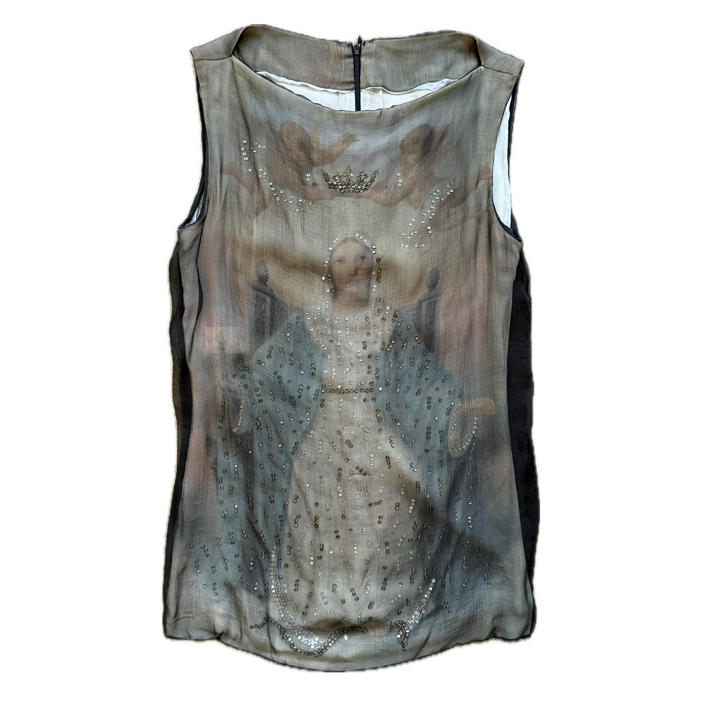 SS 1998 Dolce & Gabbana Virgin Mary tank top