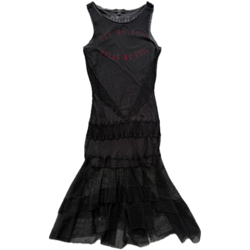 Diesel mesh maxi dress