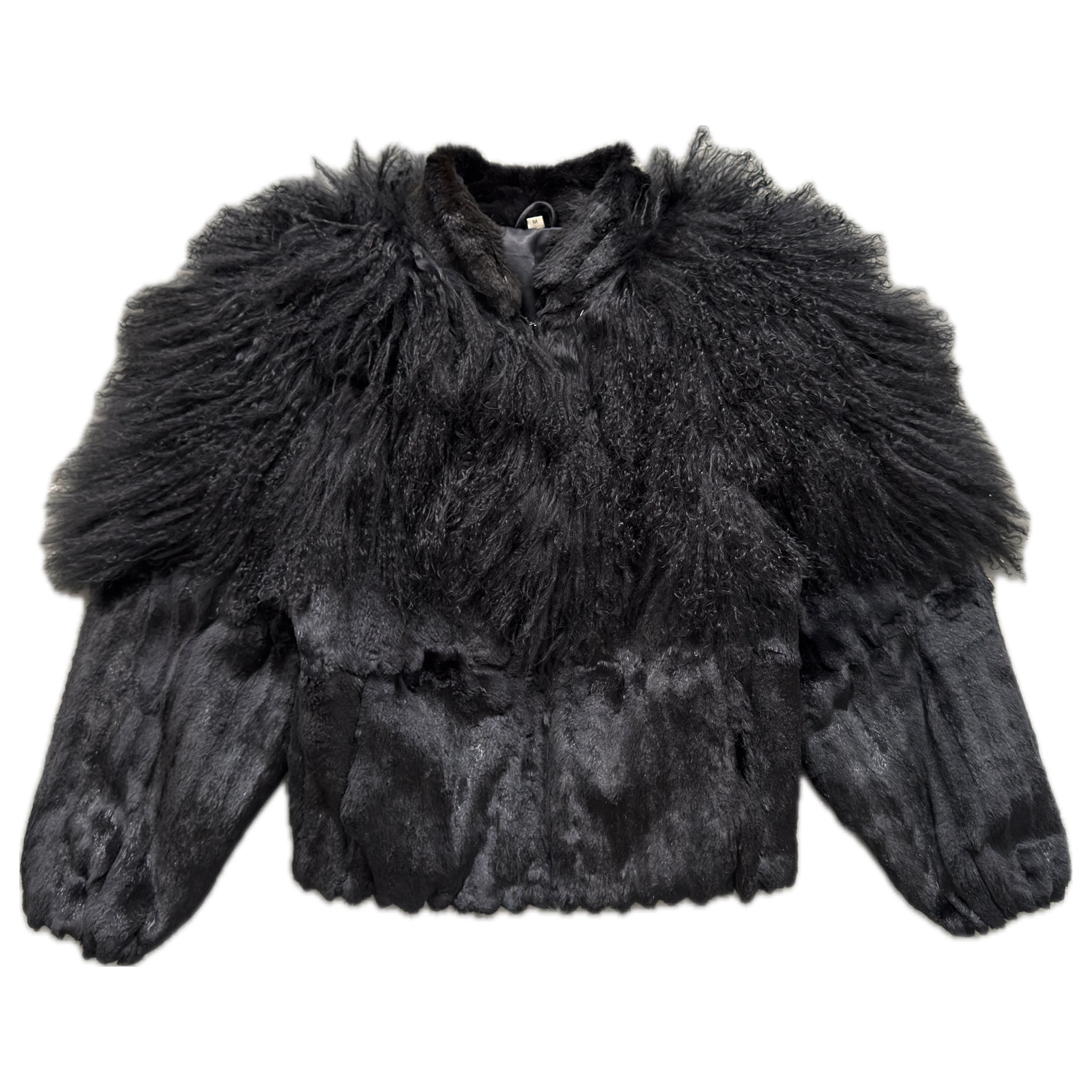 Mongolian & rabbit fur jacket