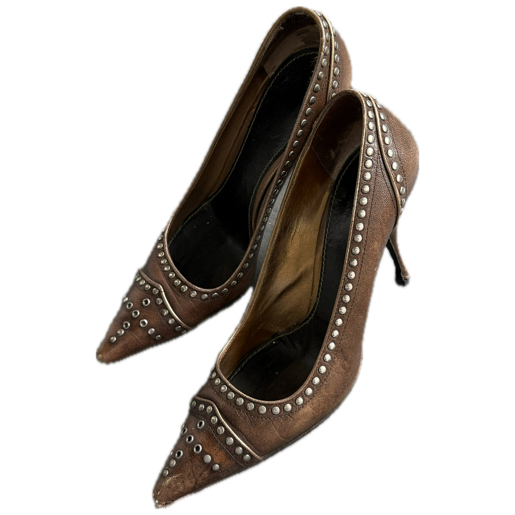 Prada Calzature studded pumps