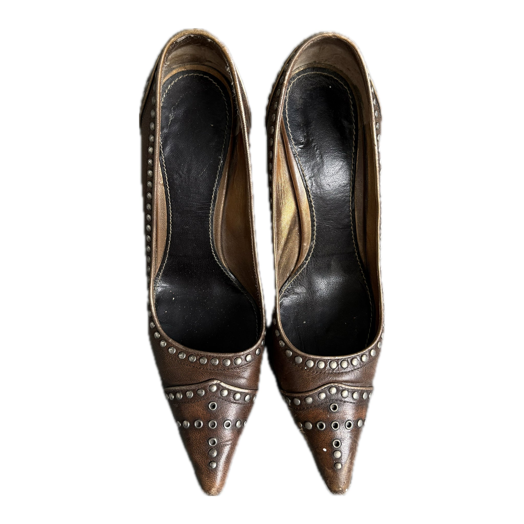 Prada Calzature studded pumps