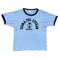 Vintage distressed ringer tee