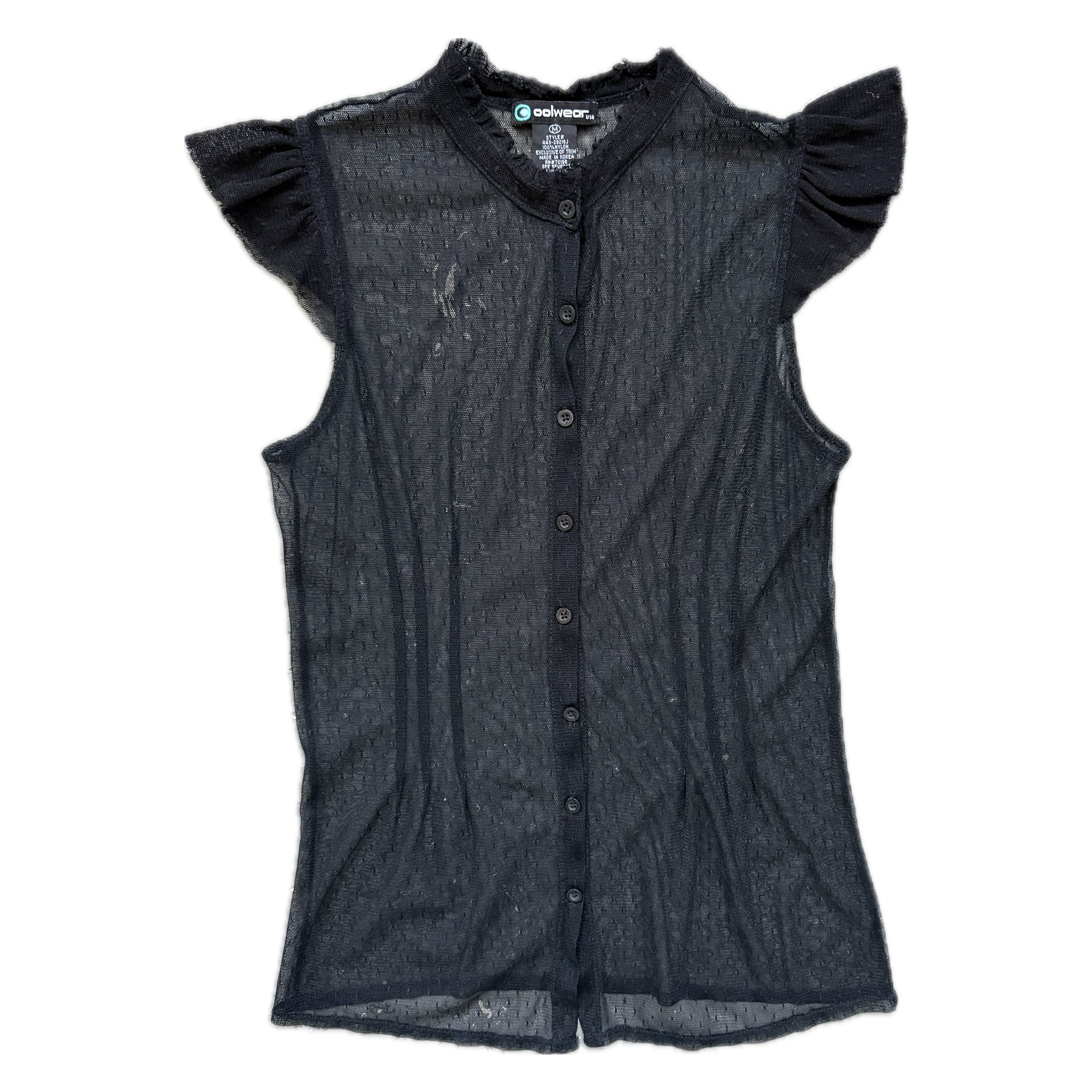 Vintage mesh top