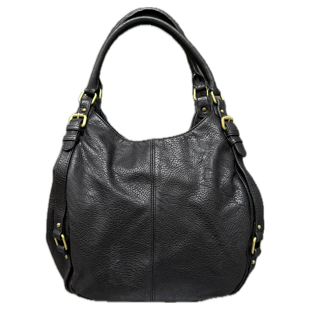 Vintage leather buckle bag