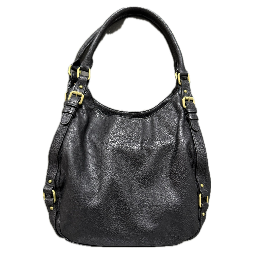 Vintage leather buckle bag