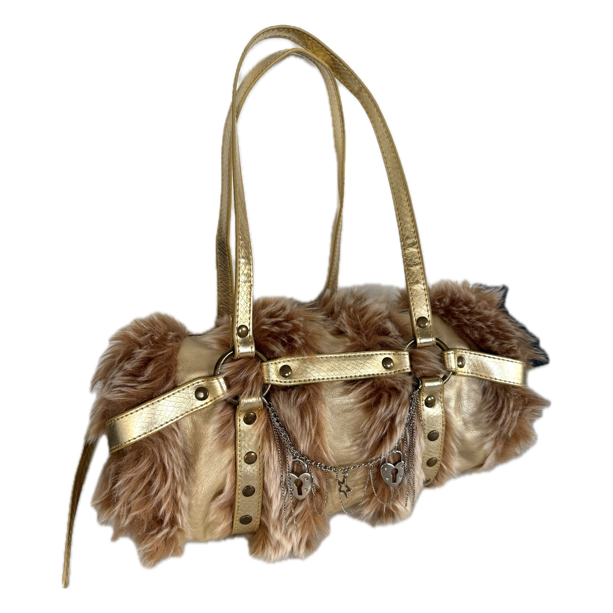 Vintage faux fur bag