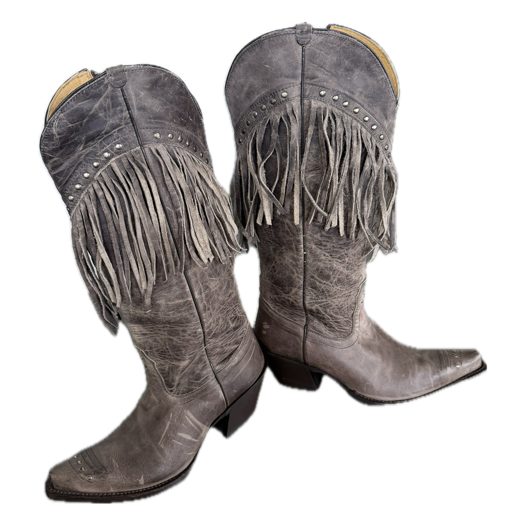 Tony Lama fringe boots