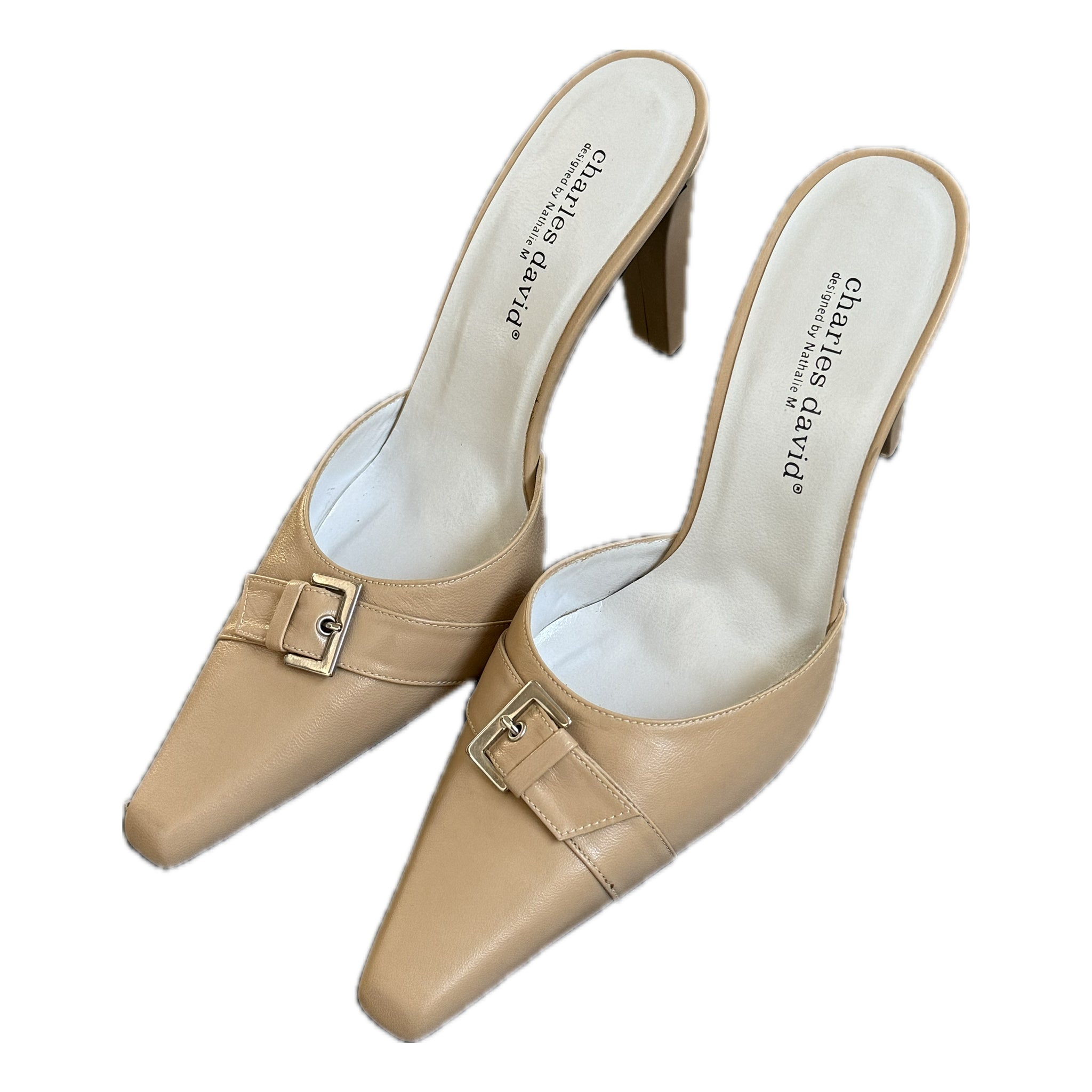 Vintage buckle heels