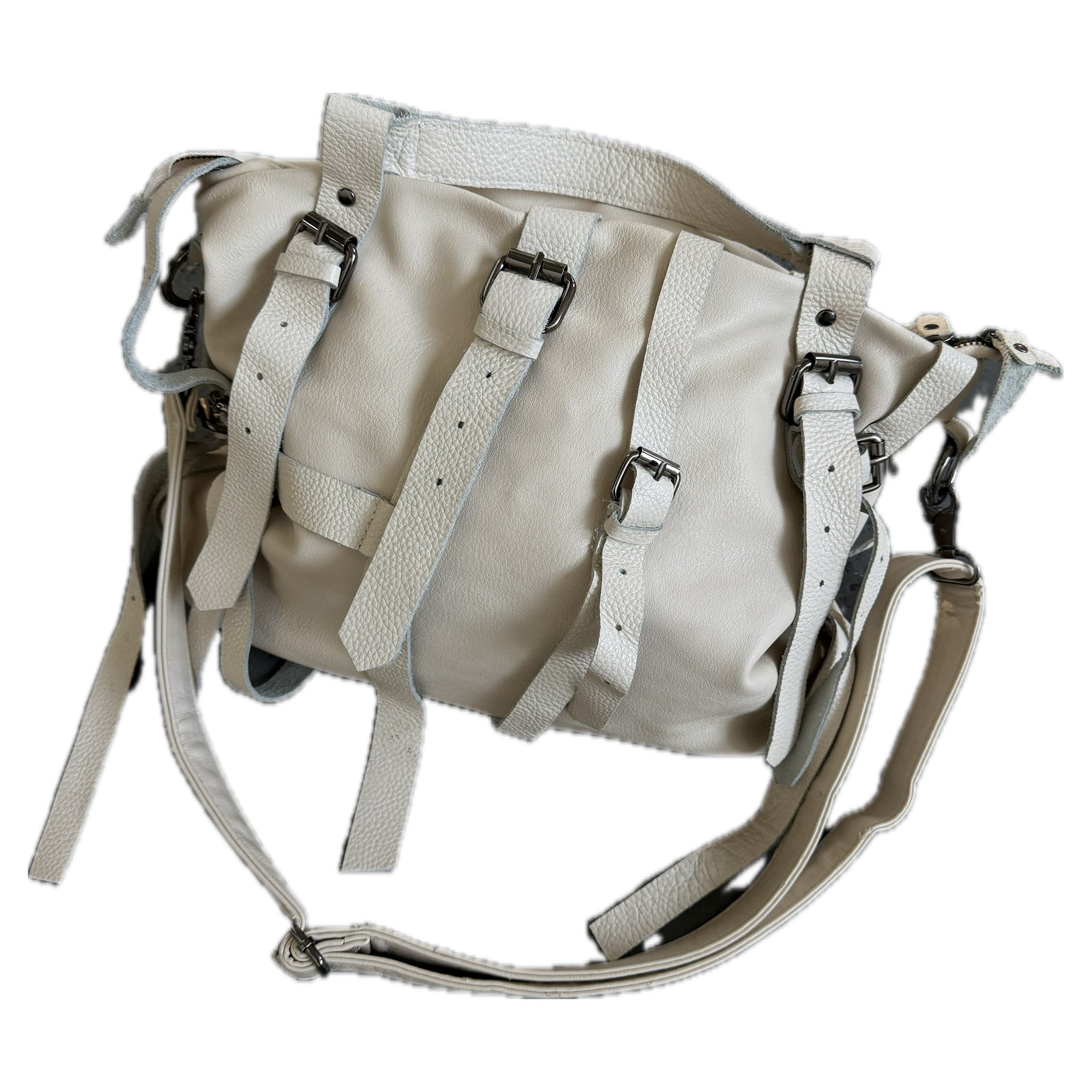 Vintage buckle 2 way bag