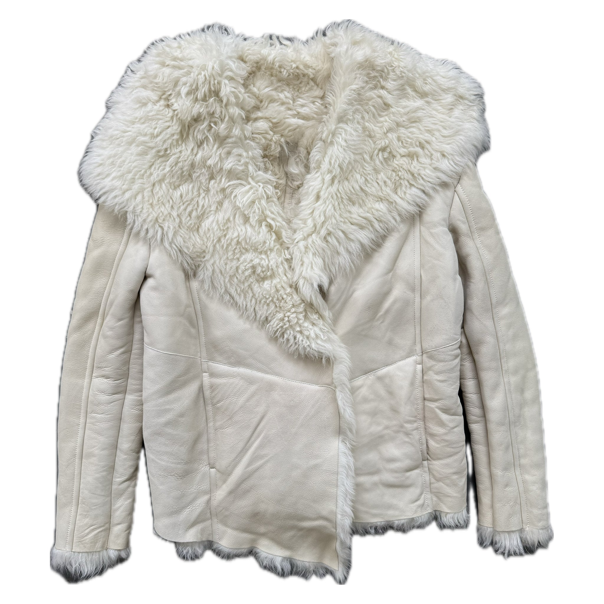 Drome shearling lambskin leather jacket