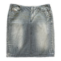 Diesel striped midi skirt