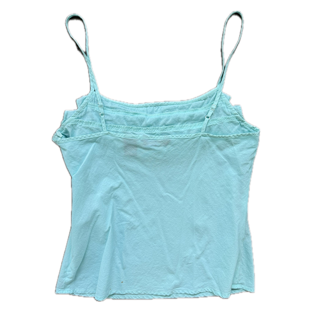 Vintage ruffle tank top