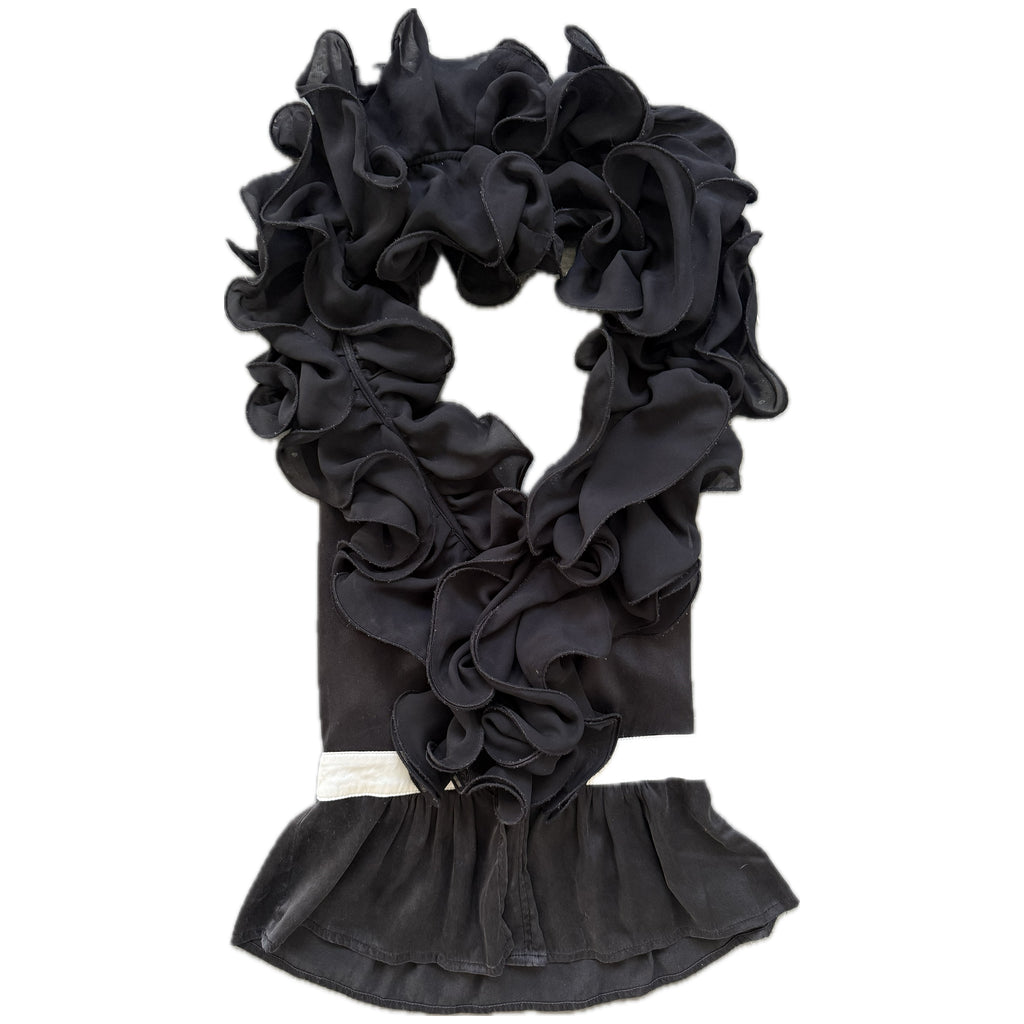 Vintage ruffle halter top