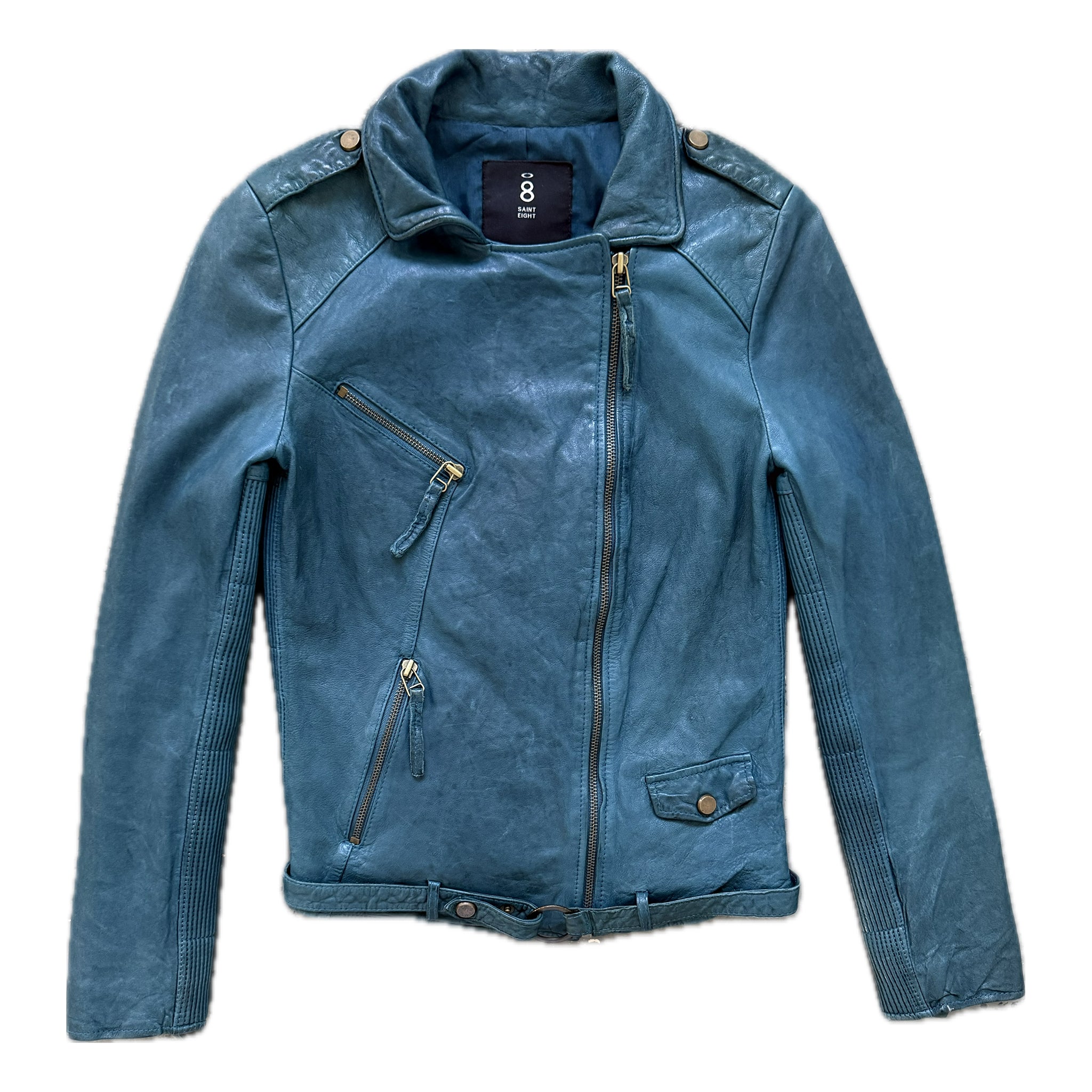 Sheepskin leather jacket