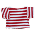 Vintage cropped striped tee