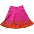 Vintage beaded midi skirt