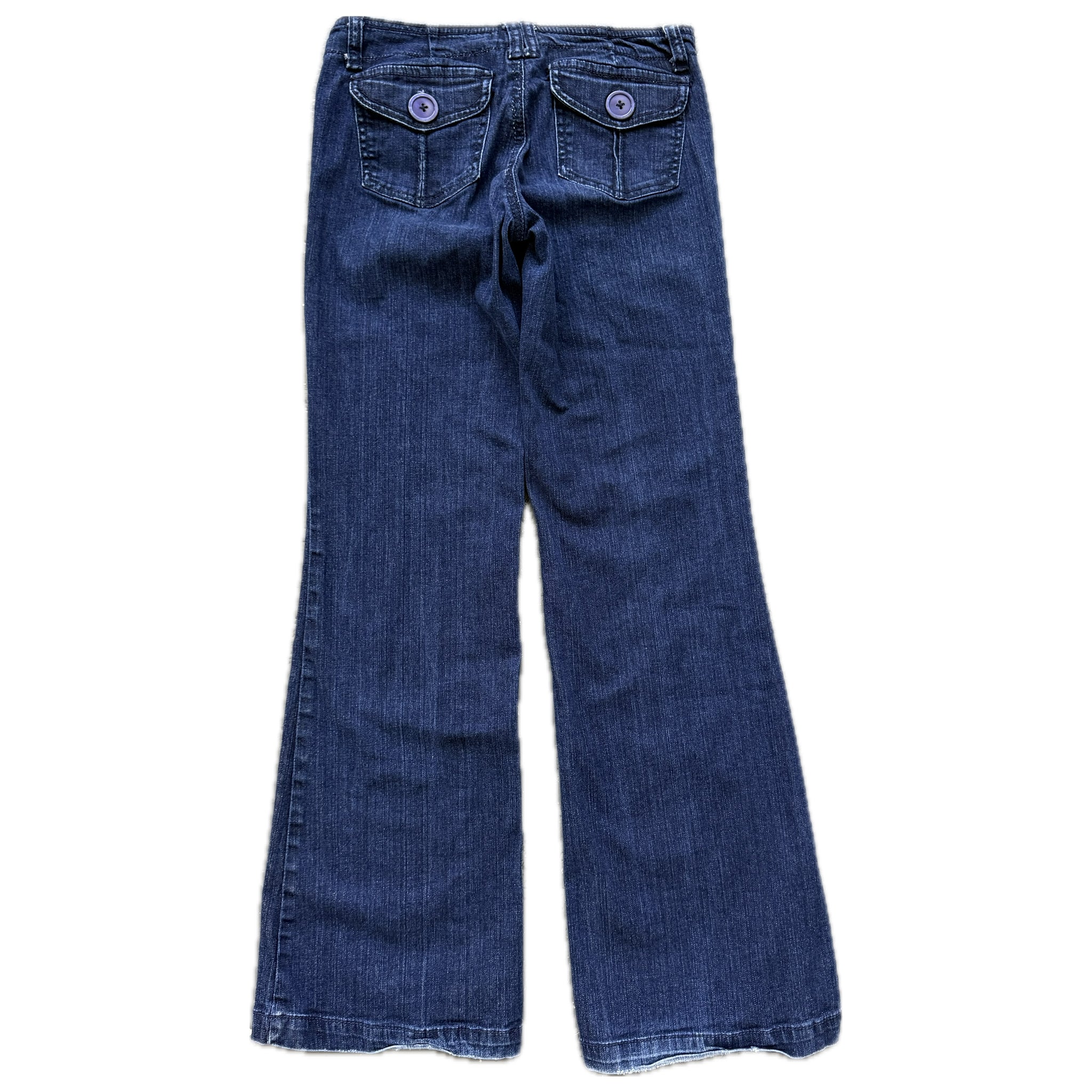 Vintage low waisted flared jeans
