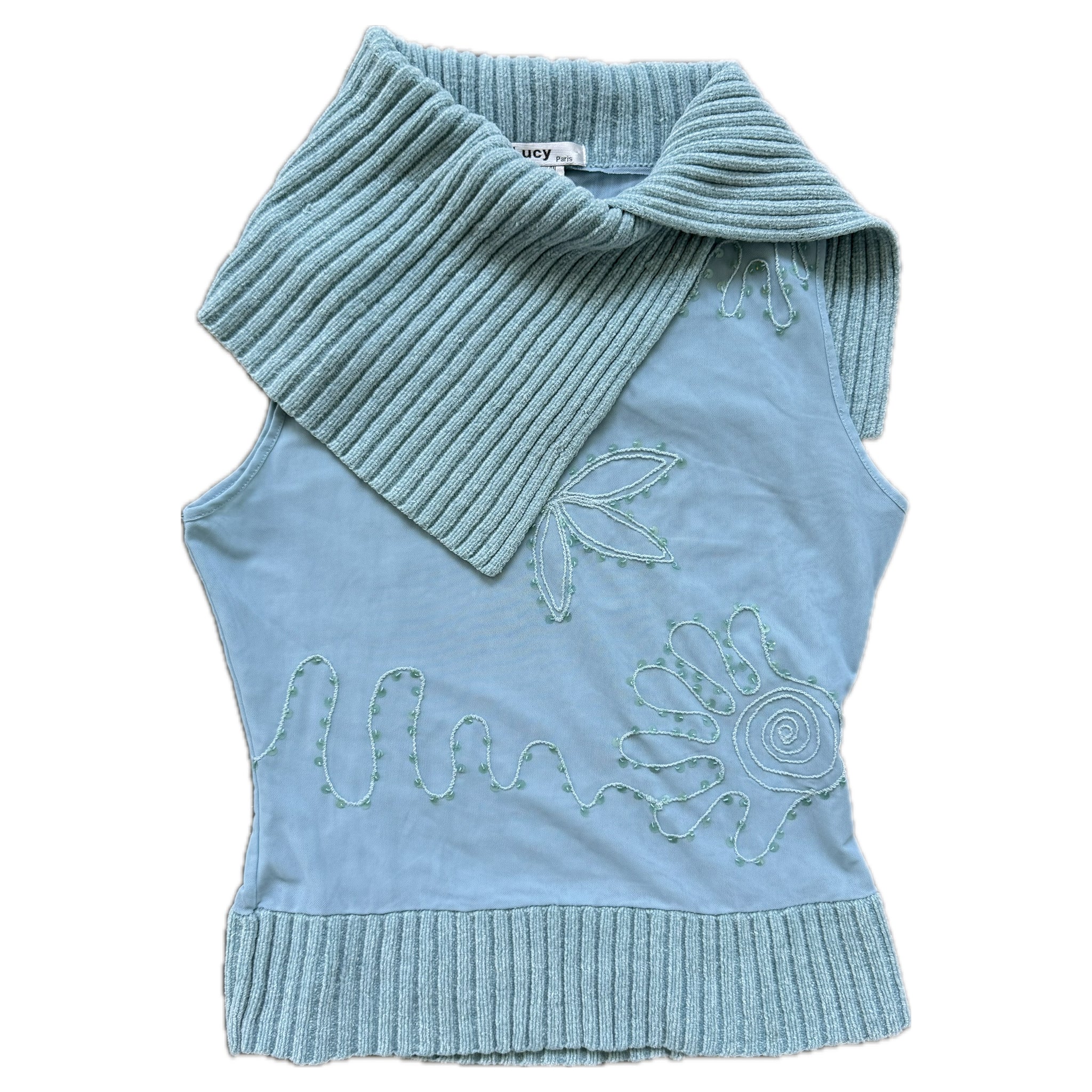 Vintage mock neck top