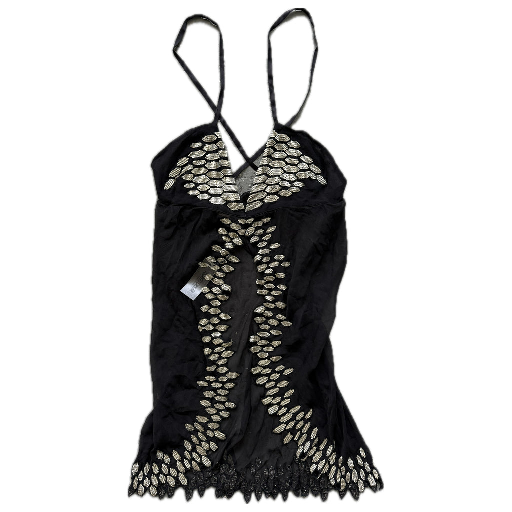 Roberto Cavalli beaded top