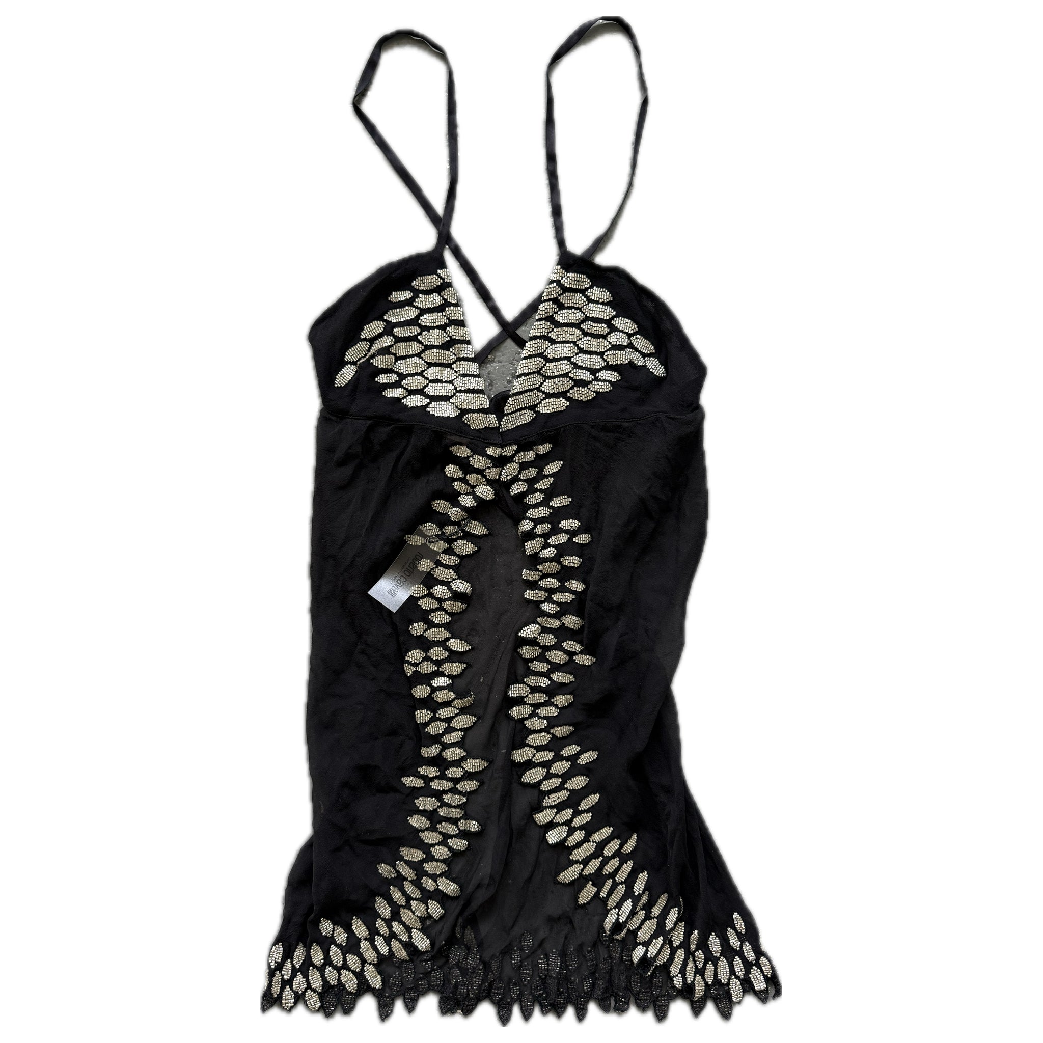 Roberto Cavalli beaded top