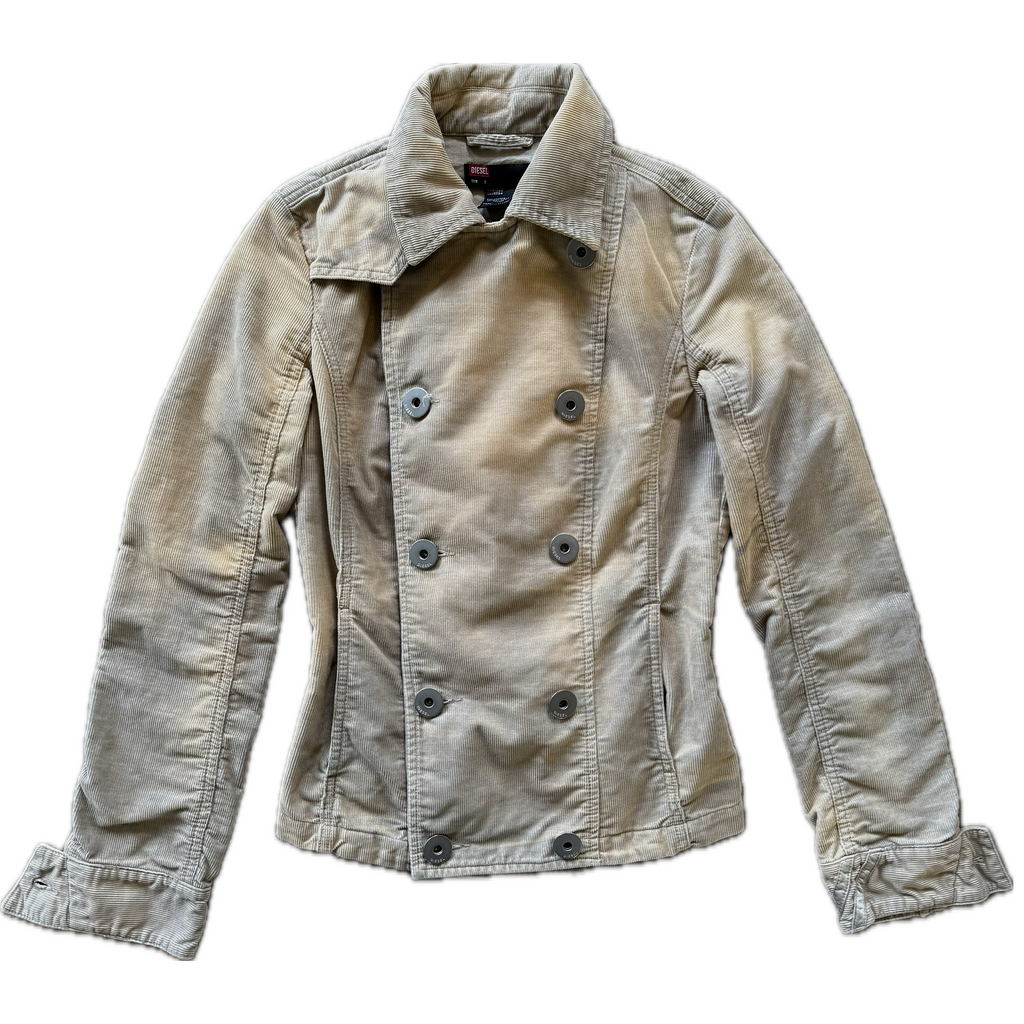 Diesel double breasted corduroy jacket