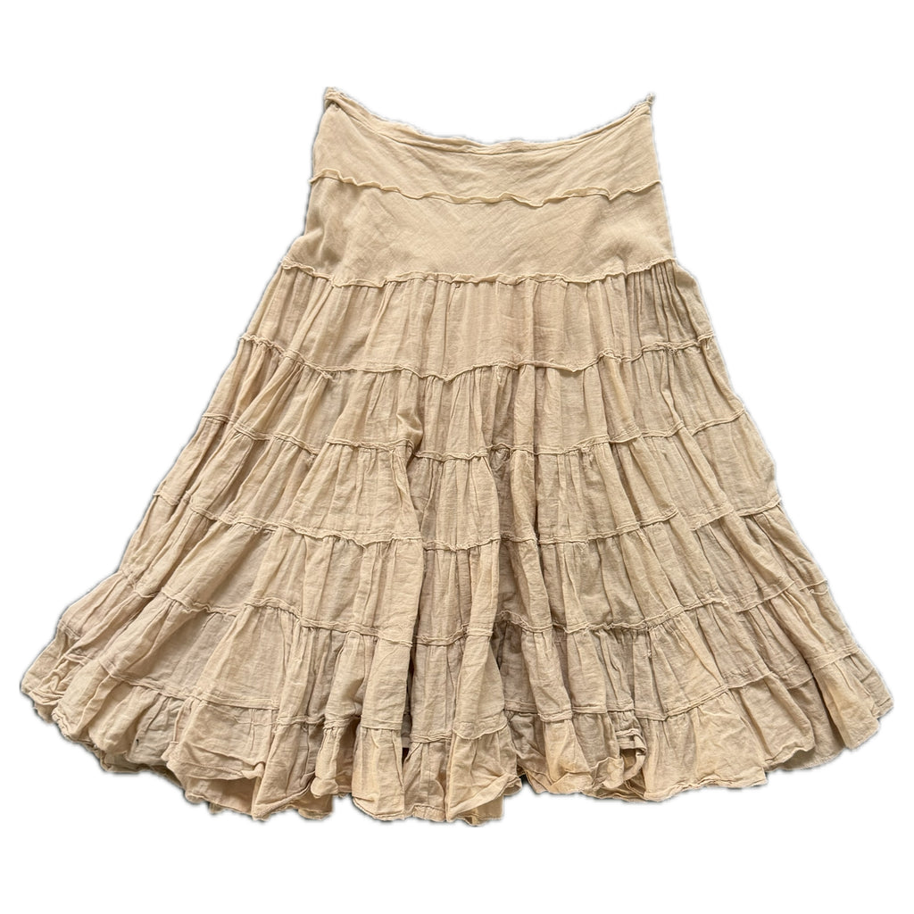 Rampage tiered maxi skirt