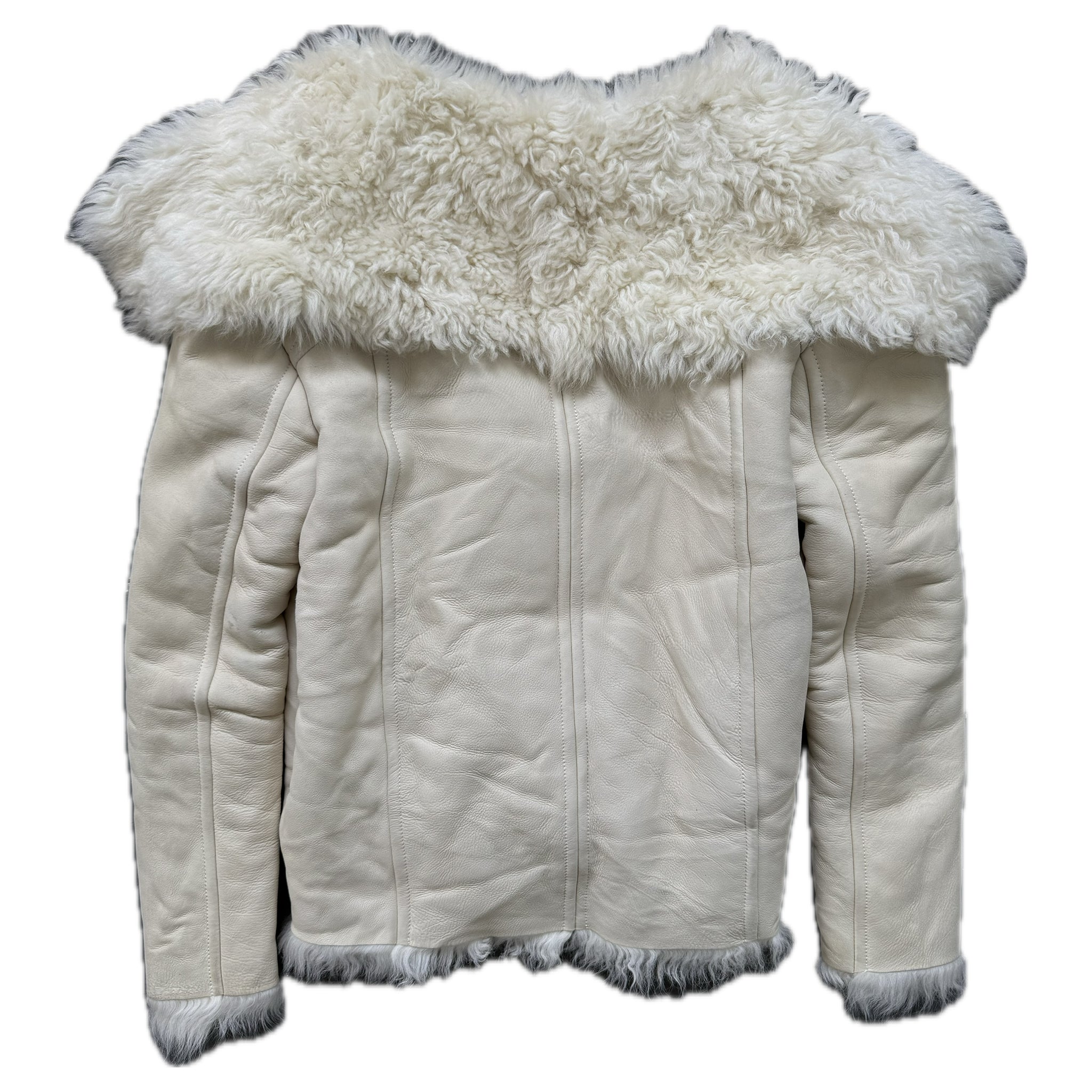 Drome shearling lambskin leather jacket