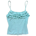 Vintage ruffle tank top