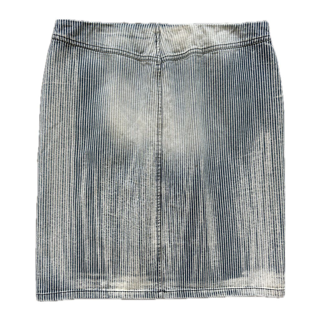 Diesel striped midi skirt