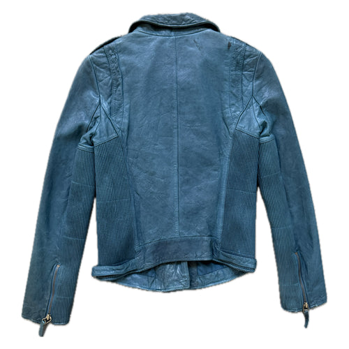 Sheepskin leather jacket