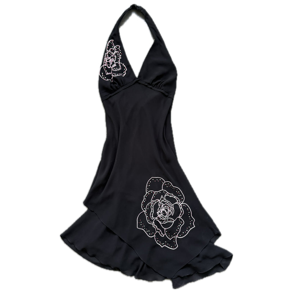 Vintage halter flower dress
