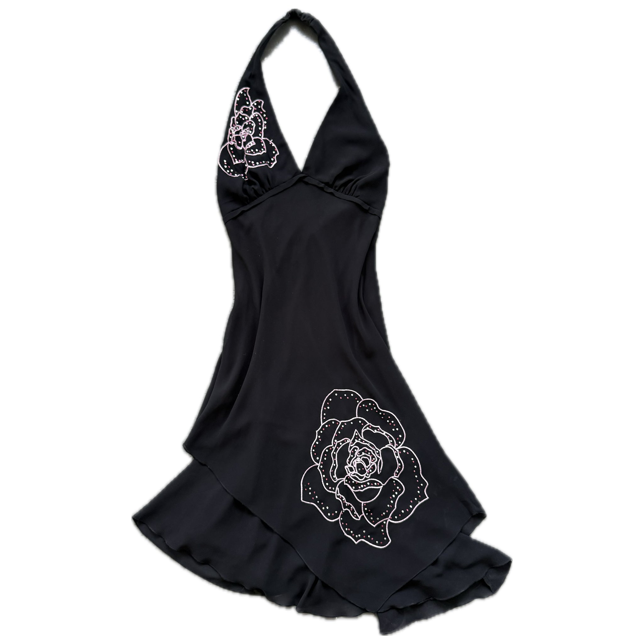 Vintage halter flower dress