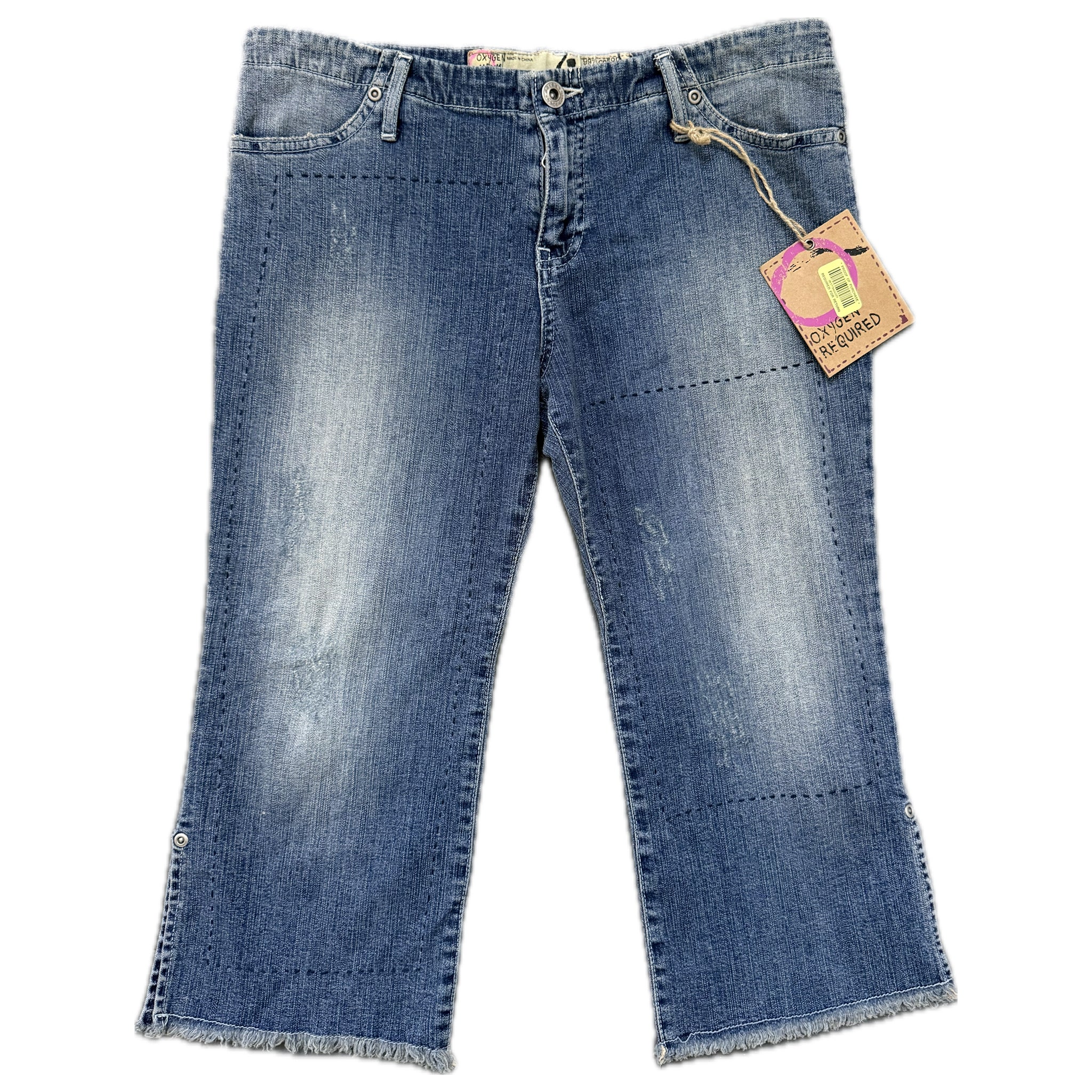 Vintage denim capris