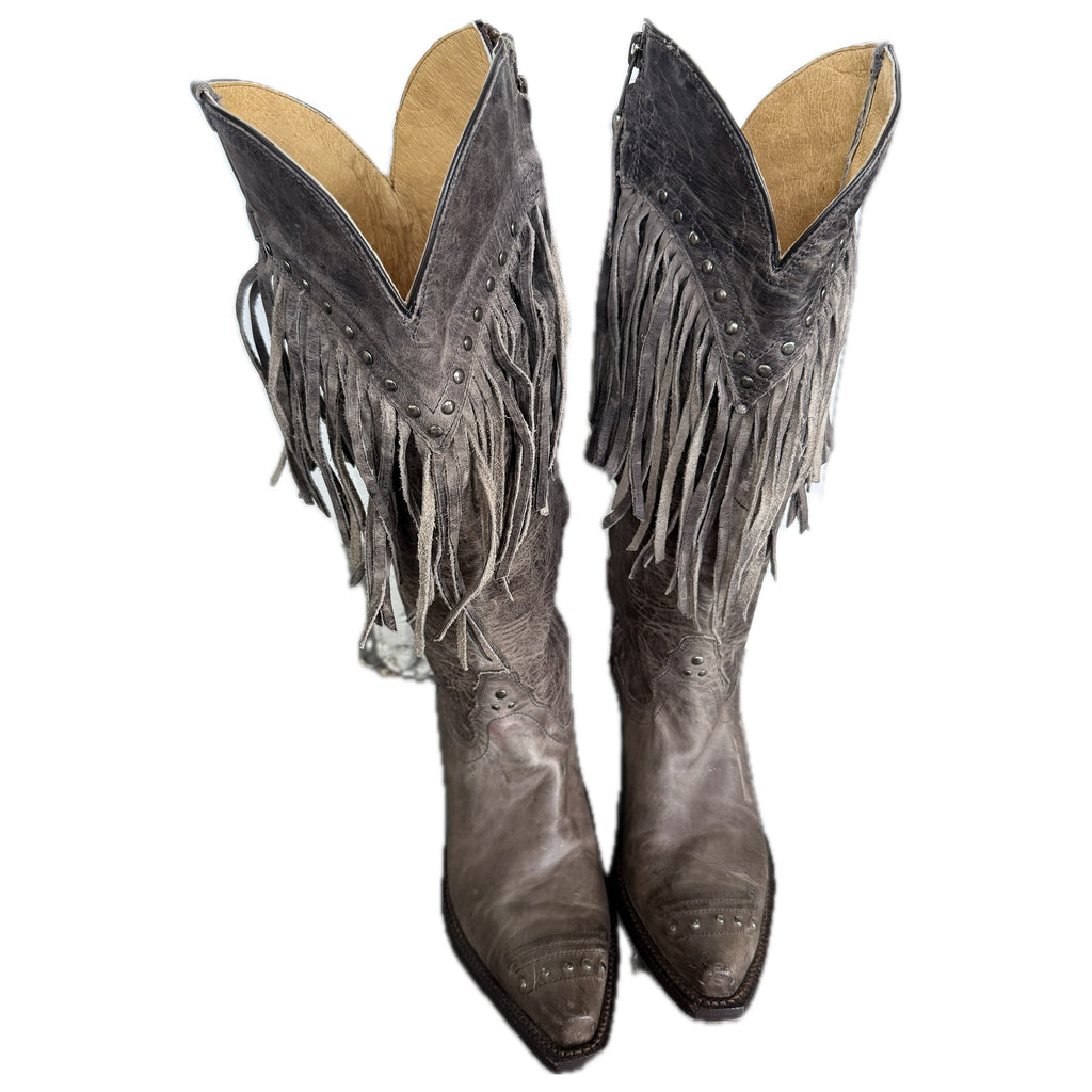 Tony Lama fringe boots