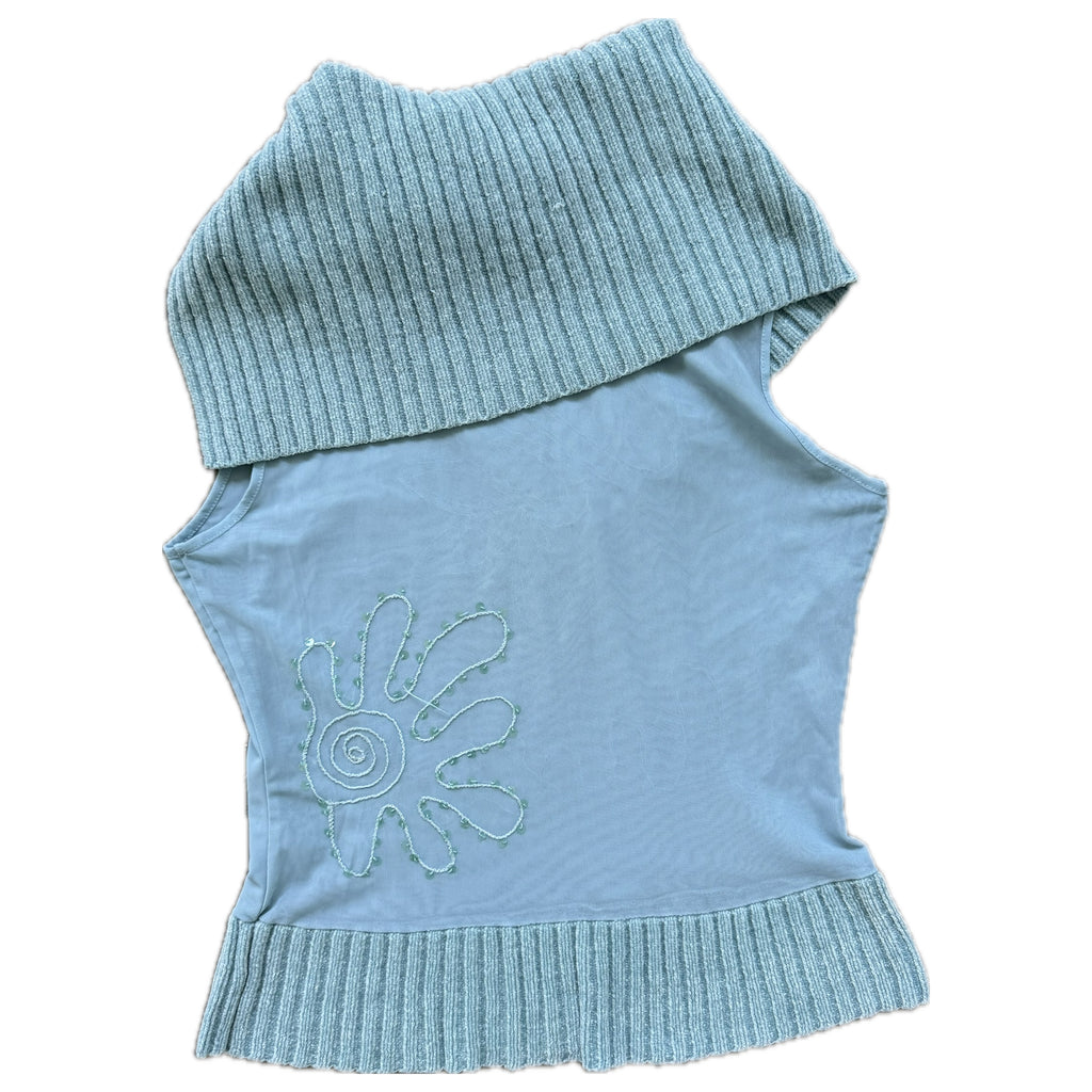Vintage mock neck top