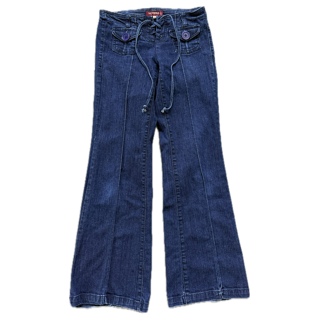 Vintage low waisted flared jeans