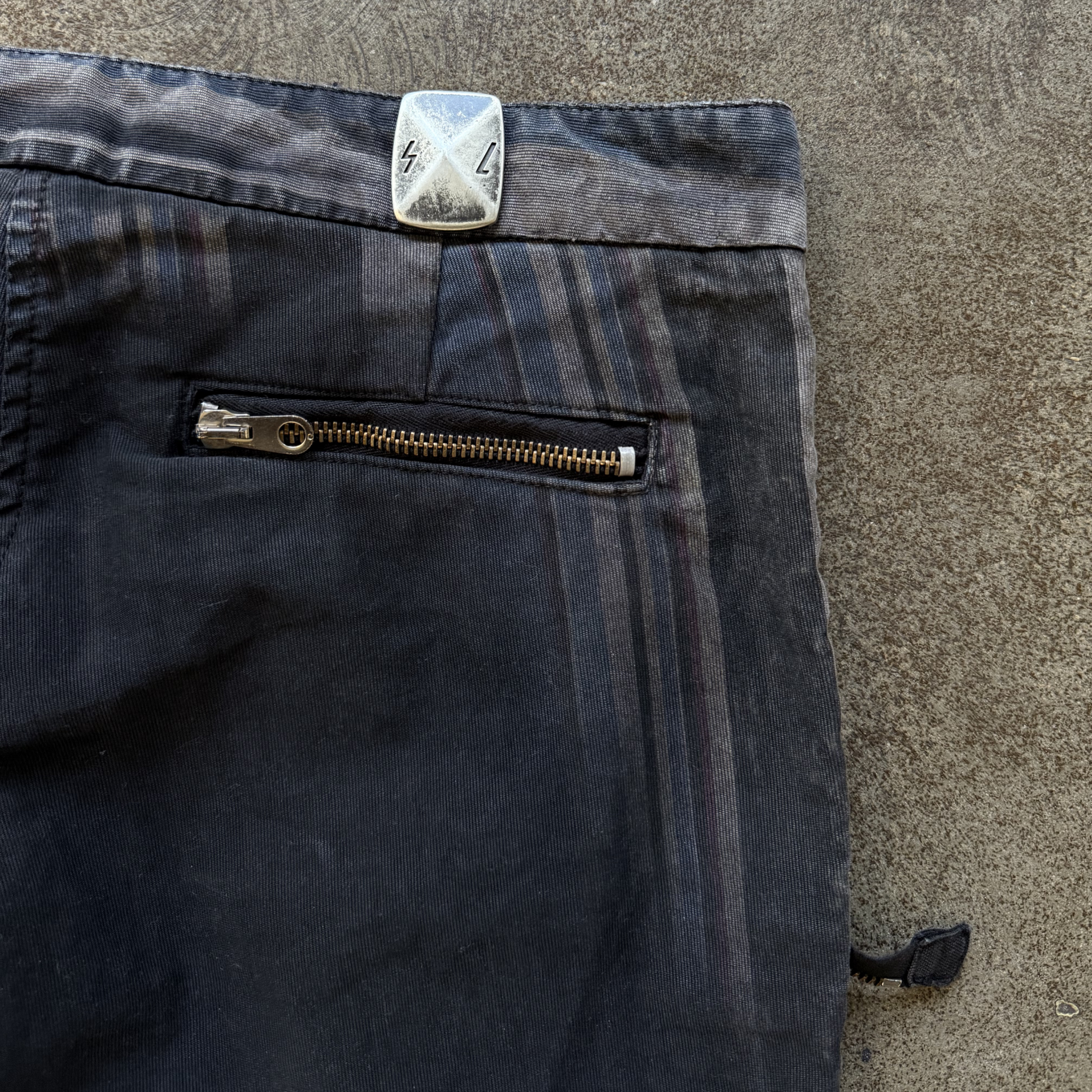 Diesel low waisted zipper pants