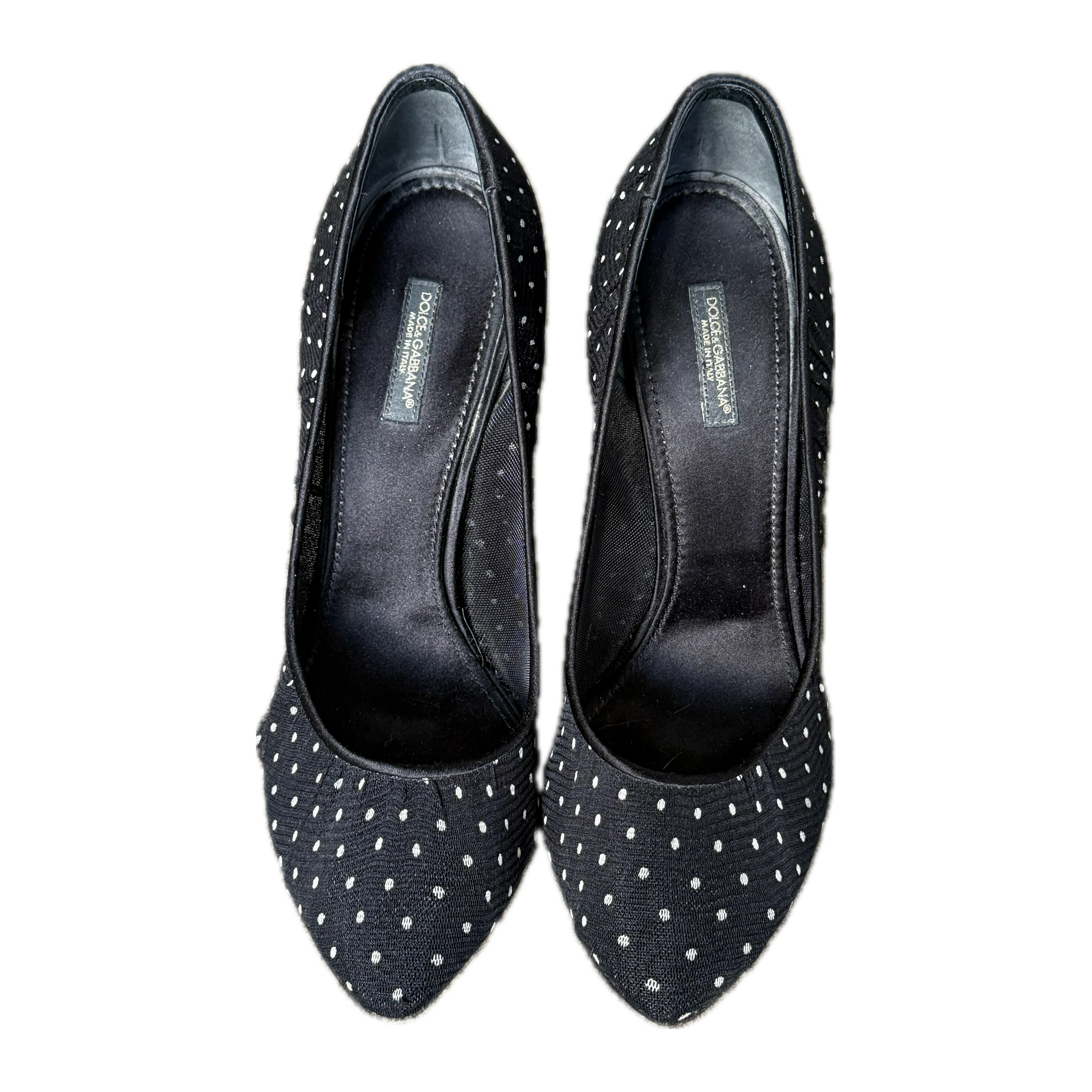 Dolce & Gabbana polka dot heels