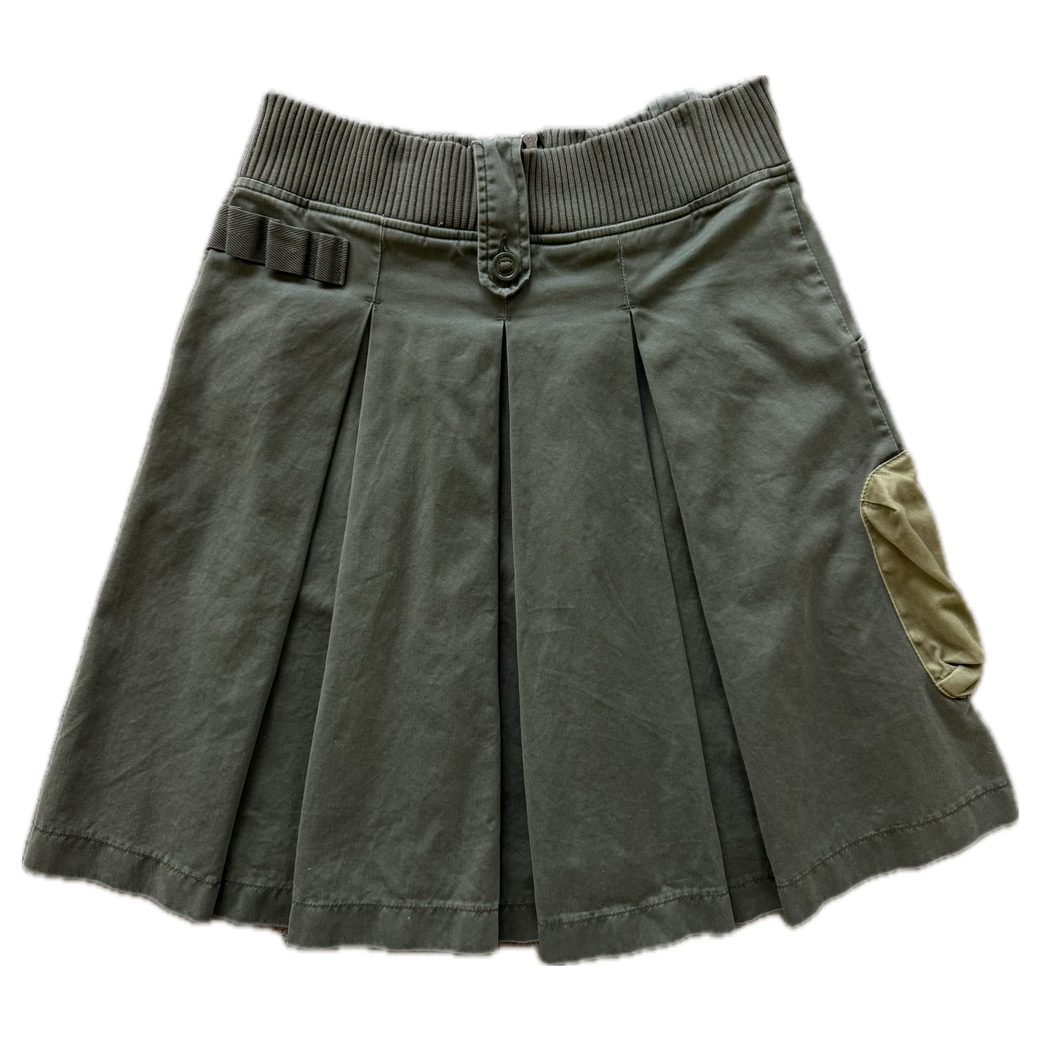 Miss Sixty military midi skirt