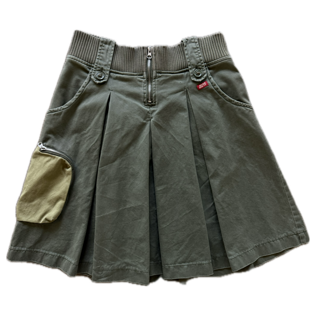 Miss Sixty military midi skirt