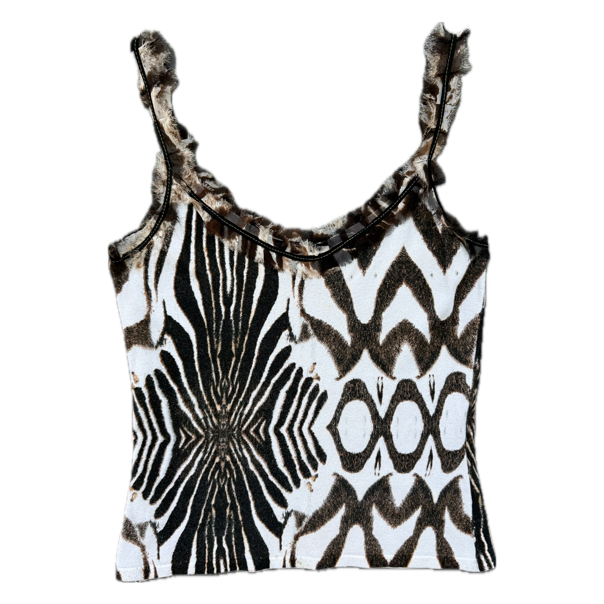 Vintage animal print tank top