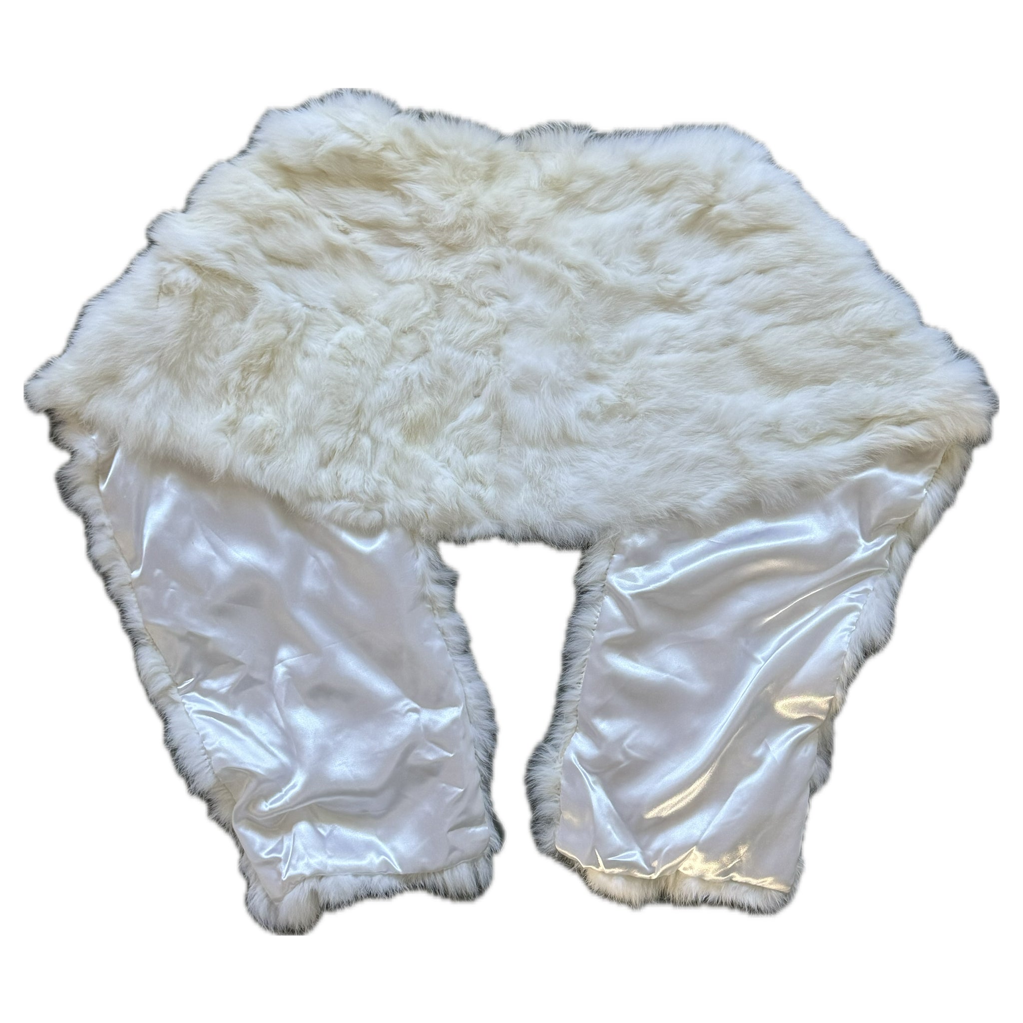 Jennyfer J. rabbit fur scarf/stole