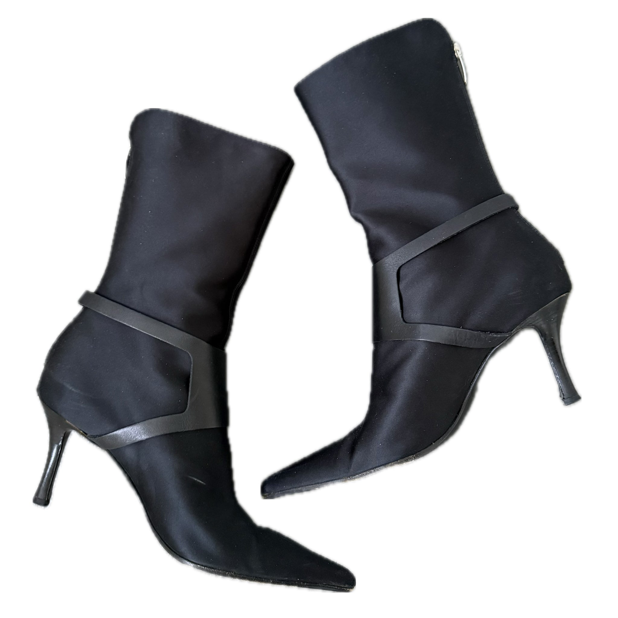 Sergio Rossi buckle heeled boots