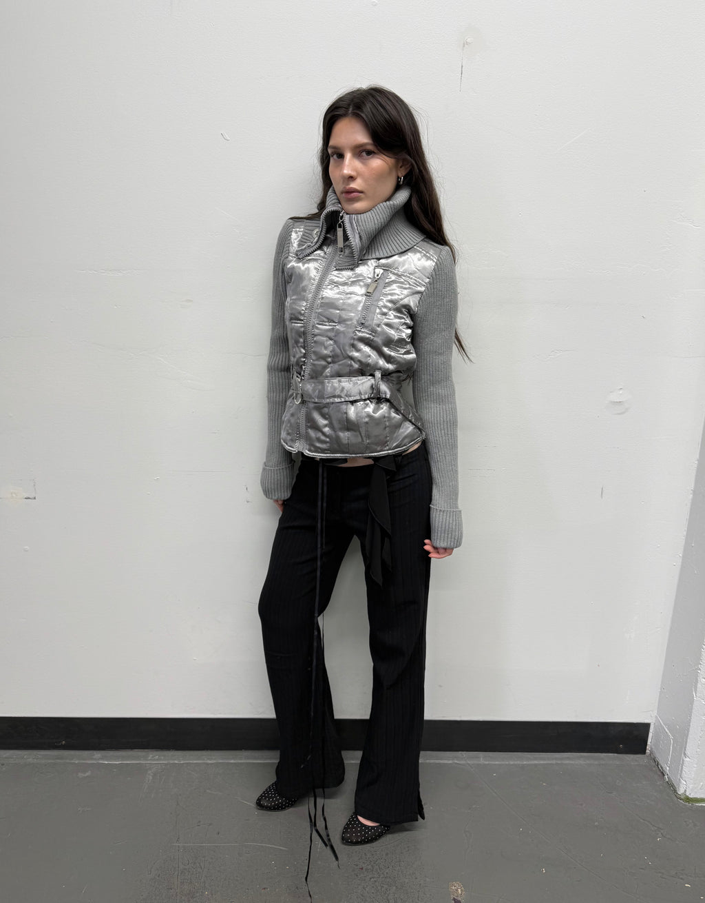 90's silver jacket