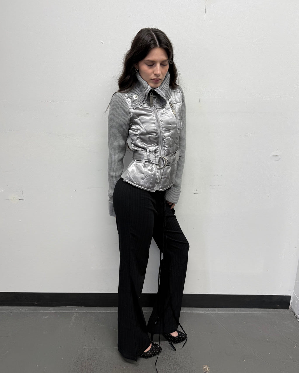 90's silver jacket