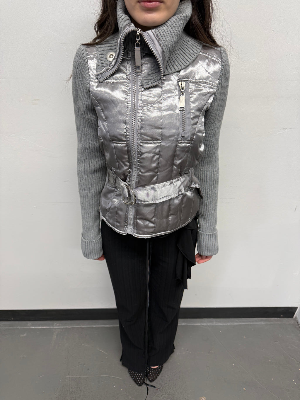90's silver jacket
