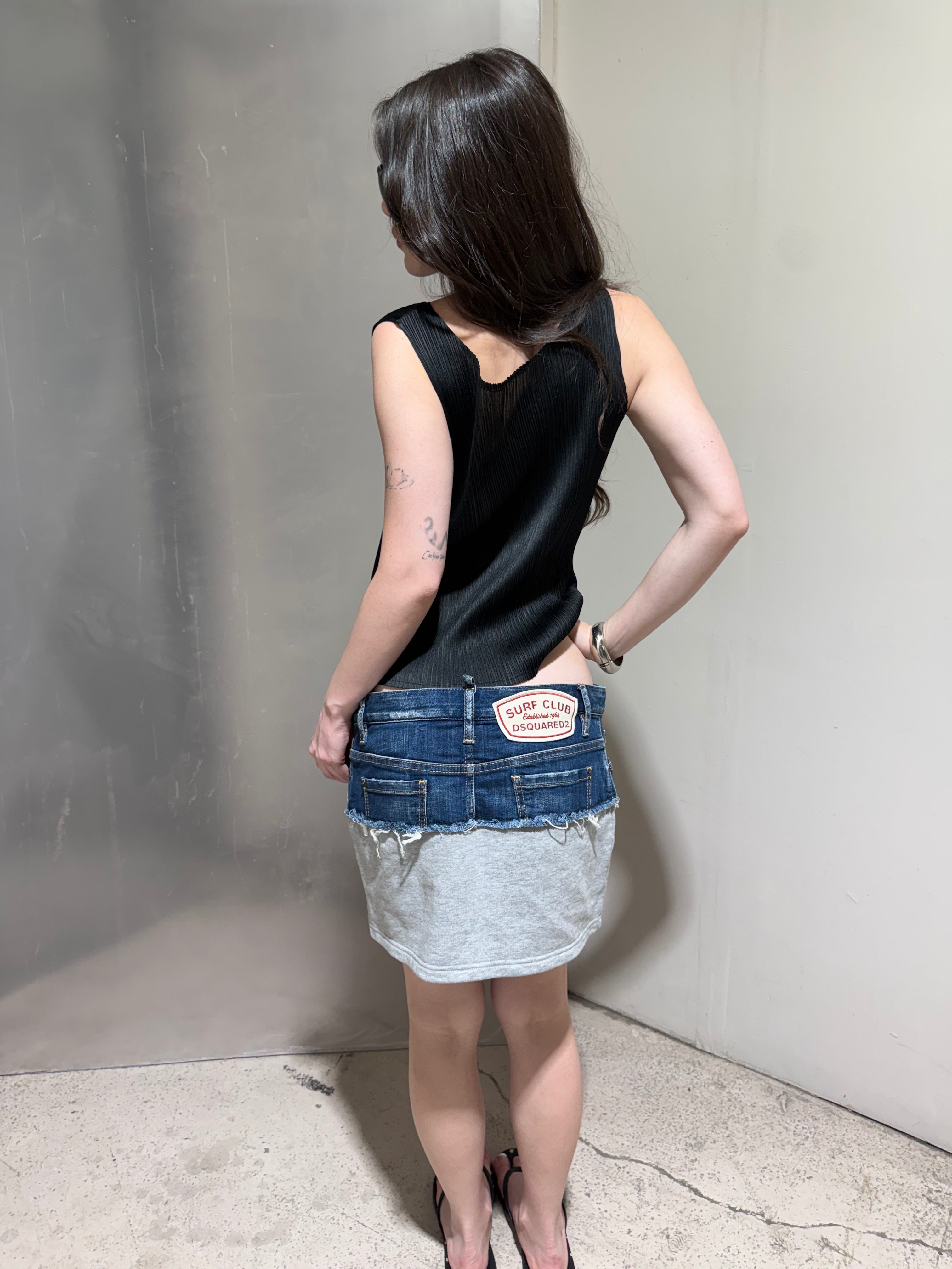 Pleated tank top