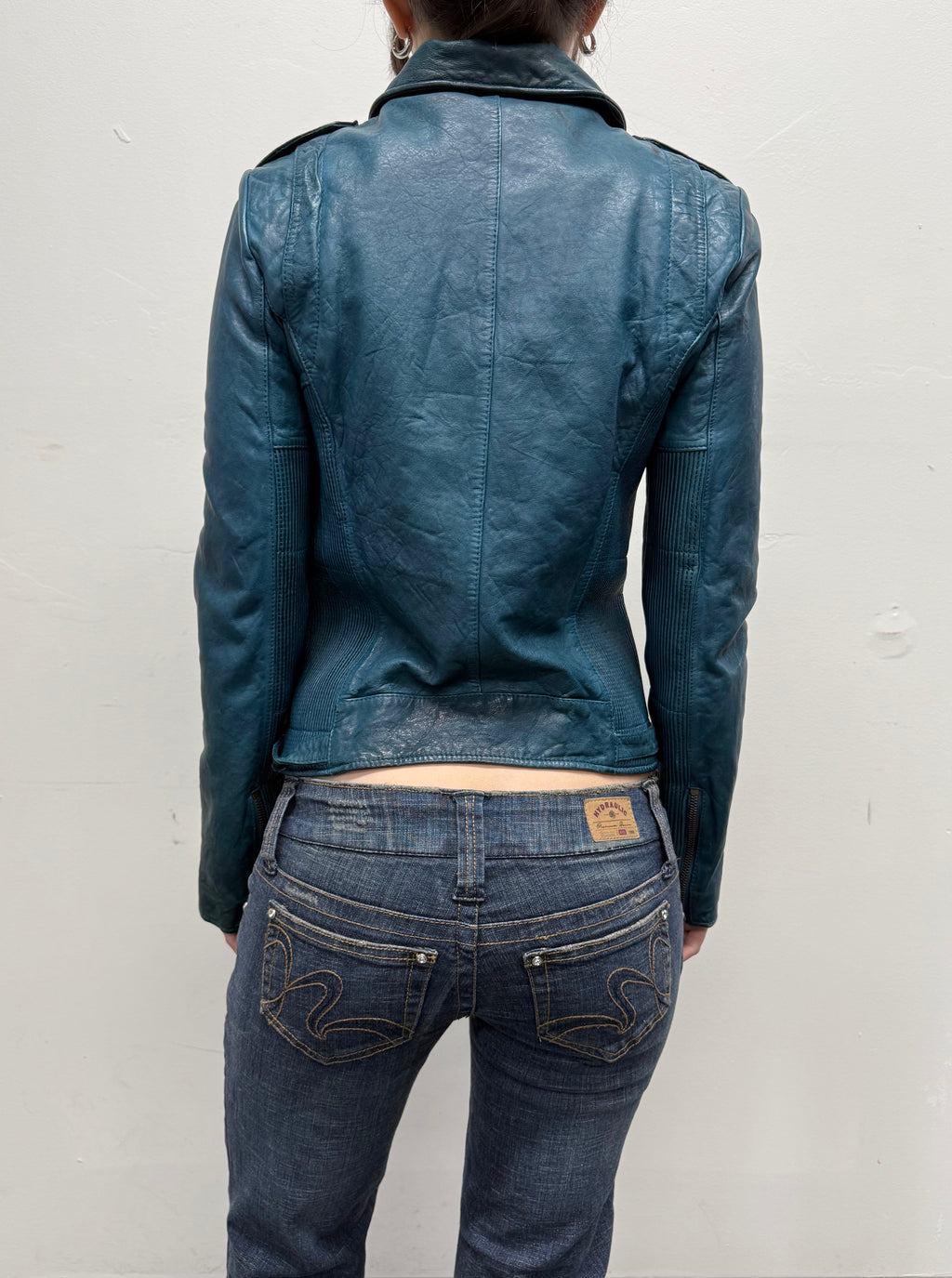 Sheepskin leather jacket
