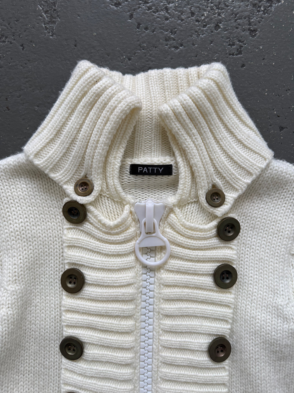 Vintage zip up sweater